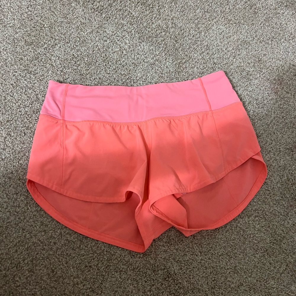 Lululemon Speed up shorts size 2